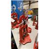 Image 2 : RIDGID NO 25A 1/8" - 4" INDUSTRIAL BOLT DOWN PIPE VISE & ORANGE MINI INDUSTRIAL PIPE VISE