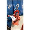Image 1 : RIDGID NO 25A 1/8" - 4" INDUSTRIAL BOLT DOWN PIPE VISE & ORANGE MINI INDUSTRIAL PIPE VISE