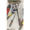 Image 3 : 2 CURRENT TOOLS HAND OPERATED INDUSTRIAL PIPE CRIMPING PUNCH TOOL & RED BEN-MORE SWAGGER SLEEVES