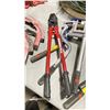 Image 4 : 2 CURRENT TOOLS HAND OPERATED INDUSTRIAL PIPE CRIMPING PUNCH TOOL & RED BEN-MORE SWAGGER SLEEVES