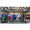 Image 1 : BLACK METAL 60"L X 25"W X 44"H MOBILE INDUSTRIAL MULTI WIRE CART