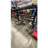 Image 2 : BLACK METAL 60"L X 25"W X 44"H MOBILE INDUSTRIAL SMALL WIRE SHELF CART