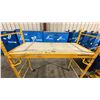 Image 3 : METALTECH YELLOW 6' MOBILE ADJUSTABLE HEIGHT DRYWALLER'S SCAFFOLDING WITH 1,000 LB LOAD CAPACITY