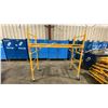 Image 1 : METALTECH YELLOW 6' MOBILE ADJUSTABLE HEIGHT DRYWALLER'S SCAFFOLDING WITH 1,000 LB LOAD CAPACITY