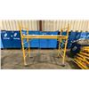 Image 1 : METALTECH YELLOW 6' MOBILE ADJUSTABLE HEIGHT DRYWALLER'S SCAFFOLDING WITH 1,000 LB LOAD CAPACITY