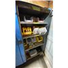 Image 2 : BLUE METAL MOBILE 2 DOOR JOB BOX STORAGE CABINET APPROX 60"W X 24"D X 69"H