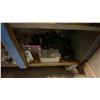 Image 8 : BLUE METAL MOBILE 2 DOOR JOB BOX STORAGE CABINET APPROX 60"W X 24"D X 69"H