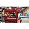Image 2 : RED PLASTIC 2 TIER 45"L X 25"W X 33"H INDUSTRIAL MOBILE PRODUCT CART