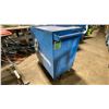 Image 2 : BLUE METAL SINGLE DOOR SINGLE DRAWER HEAVY DUTY MOBILE TOOL STORAGE CHEST
