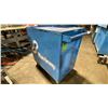Image 2 : BLUE METAL SINGLE DOOR SINGLE DRAWER HEAVY DUTY MOBILE TOOL STORAGE CHEST