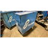 Image 1 : BLUE METAL SINGLE DOOR SINGLE DRAWER HEAVY DUTY MOBILE TOOL STORAGE CHEST