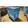 Image 2 : BLUE METAL SINGLE DOOR SINGLE DRAWER HEAVY DUTY MOBILE TOOL STORAGE CHEST