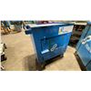Image 1 : BLUE METAL SINGLE DOOR SINGLE DRAWER HEAVY DUTY MOBILE TOOL STORAGE CHEST