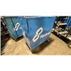 Image 1 : BLUE METAL SINGLE DOOR SINGLE DRAWER HEAVY DUTY MOBILE TOOL STORAGE CHEST