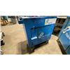 Image 3 : BLUE METAL SINGLE DOOR SINGLE DRAWER HEAVY DUTY MOBILE TOOL STORAGE CHEST
