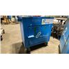 Image 1 : BLUE METAL SINGLE DOOR SINGLE DRAWER HEAVY DUTY MOBILE TOOL STORAGE CHEST
