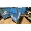 Image 3 : BLUE METAL SINGLE DOOR SINGLE DRAWER HEAVY DUTY MOBILE TOOL STORAGE CHEST