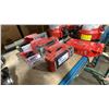 Image 2 : 3 MILWAUKEE HAMMERVAC DEDICATED DUST EXTRACTORS, SDS MAX DUST EXTRACTION ATTACHMENT & 3 PACKS OF