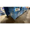 Image 2 : BLUE METAL MOBILE JOB BOX APPROX 46.5"L X 27"D X 34"H