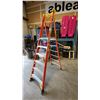 Image 1 : WERNER PODIUM MAX 6' ORANGE CARBON FIBER INDUSTRIAL PLATFORM LADDER