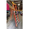 Image 2 : WERNER PODIUM MAX 6' ORANGE CARBON FIBER INDUSTRIAL PLATFORM LADDER
