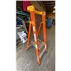 Image 1 : ALLRIGHT 2' ORANGE CARBON FIBER INDUSTRIAL PLATFORM LADDER