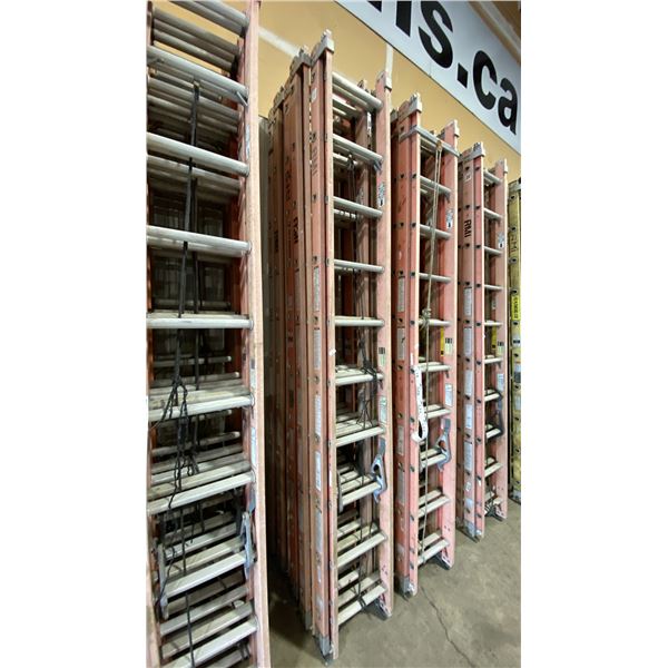 ALLRIGHT 20' ORANGE CARBON FIBER INDUSTRIAL EXTENSION LADDER