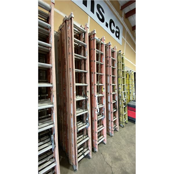 ALLRIGHT 20' ORANGE CARBON FIBER INDUSTRIAL EXTENSION LADDER