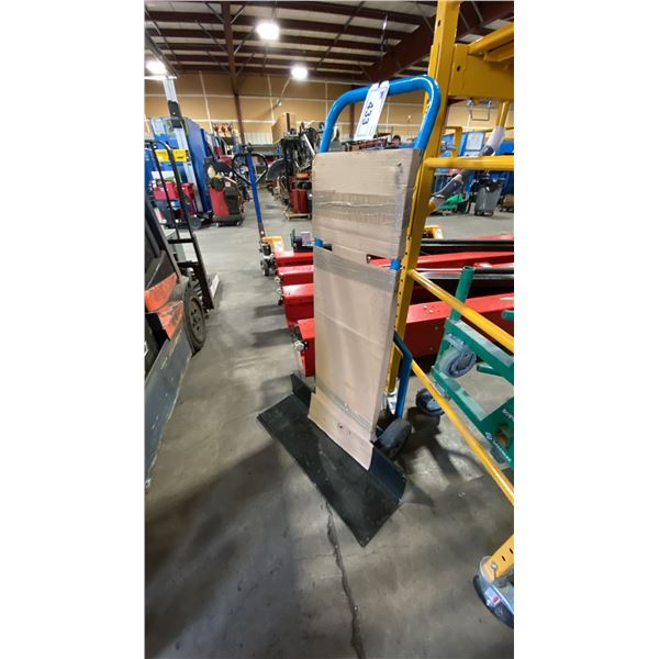 BLUE SOLID TIRE HAND TRUCK