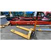 Image 1 : ULINE H-1043 YELLOW HEAVY DUTY INDUSTRIAL PALLET JACK - 5,500LB CAPACITY