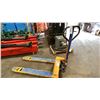 Image 2 : ULINE H-1043 YELLOW/BLUE HEAVY DUTY INDUSTRIAL PALLET JACK - 5,500LB CAPACITY