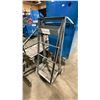 Image 1 : ULINE GREY METAL 2 WHEEL WIRE REEL CADDY WITH TOOL TRAY