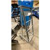 Image 2 : ULINE GREY METAL 2 WHEEL WIRE REEL CADDY WITH TOOL TRAY