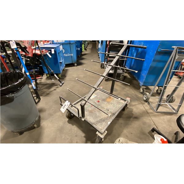 METAL HEAVY DUTY 4 WHEEL INDUSTRIAL WIRE WAGON CART