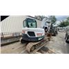 Image 3 : 2010 BOBCAT E80, EXCAVATOR, WHITE, VIN AETB11383,