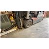Image 8 : TOYOTA 7FBEU18 ORANGE ELECTRIC FORKLIFT 2900LB CAPACITY, 189" 3 STAGE MAST, SIDE SHIFT, SOLID