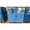 Image 1 : BLUE METAL MOBILE 2 DOOR JOB BOX STORAGE CABINET APPROX 60"W X 24"D X 69"H