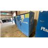 Image 4 : BLUE METAL MOBILE 2 DOOR JOB BOX STORAGE CABINET APPROX 60"W X 24"D X 69"H