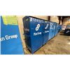 Image 3 : BLUE METAL MOBILE 2 DOOR JOB BOX STORAGE CABINET APPROX 60"W X 24"D X 69"H