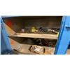 Image 6 : BLUE METAL MOBILE 2 DOOR JOB BOX STORAGE CABINET APPROX 60"W X 24"D X 69"H