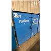 Image 2 : BLUE METAL MOBILE 2 DOOR JOB BOX STORAGE CABINET APPROX 60"W X 24"D X 69"H