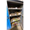 Image 3 : BLUE METAL MOBILE 2 DOOR JOB BOX STORAGE CABINET APPROX 60"W X 24"D X 69"H