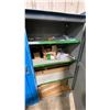 Image 3 : BLUE METAL MOBILE 2 DOOR JOB BOX STORAGE CABINET APPROX 60"W X 24"D X 69"H