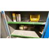 Image 6 : BLUE METAL MOBILE 2 DOOR JOB BOX STORAGE CABINET APPROX 60"W X 24"D X 69"H