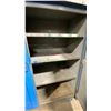 Image 3 : BLUE METAL MOBILE 2 DOOR JOB BOX STORAGE CABINET APPROX 60"W X 24"D X 69"H