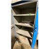 Image 4 : BLUE METAL MOBILE 2 DOOR JOB BOX STORAGE CABINET APPROX 60"W X 24"D X 69"H