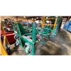 Image 2 : GREENLEE 668 GREEN 1000 LBS CAPACITY FOLDING MOBILE INDUSTRIAL CONDUIT / PIPE RACK