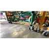 Image 3 : GREENLEE 668 GREEN 1000 LBS CAPACITY FOLDING MOBILE INDUSTRIAL CONDUIT / PIPE RACK