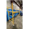 Image 2 : METALTECH YELLOW 6' MOBILE ADJUSTABLE HEIGHT DRYWALLER'S SCAFFOLDING WITH 1,000 LB LOAD CAPACITY