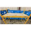 Image 3 : METALTECH YELLOW 6' MOBILE ADJUSTABLE HEIGHT DRYWALLER'S SCAFFOLDING WITH 1,000 LB LOAD CAPACITY